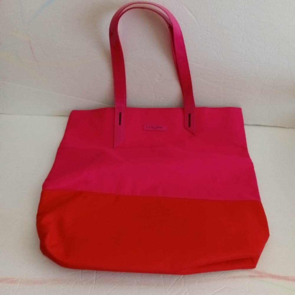 Lancome Paris pink tote bag new